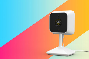 Aufkleber - White Modern Web Camera. 3d Rendering
