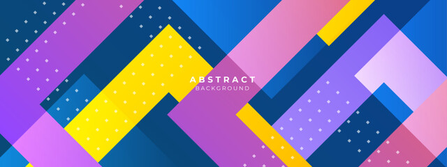 Abstract creative web banner collection with colorful dynamic geometric shapes and graphics. Set of bright colorful artistic header with place for text. Youth style backgrounds.