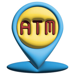 Wall Mural - atm pin