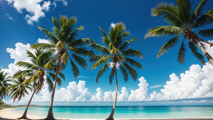 palm tree on the beach