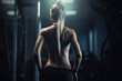 © Pawel - Blonde girl before weight training