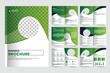 © Tanu - Vector brochure template design and company brochure template green layout design