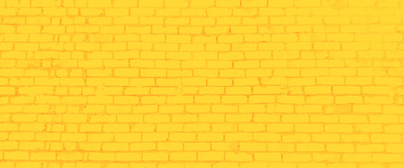 Old yellow Brick Wall. Seamless Tileable Texture.