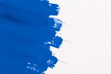 Wall Mural - stroke blue paint brush