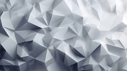 Geometry Low Poly White Background Texture. Generative ai