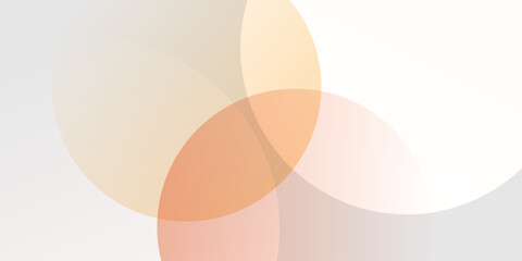 Wall Mural - abstract geometric texture, white, orange, brown and gray colored background - round circles pattern