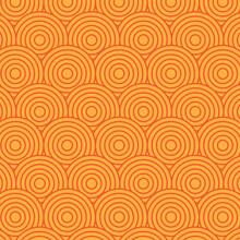 Orange Japanese Pattern