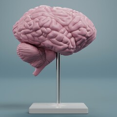 Wall Mural - Realistic 3D Render of Plastic Brain Model