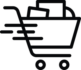 Sticker - trolley icon