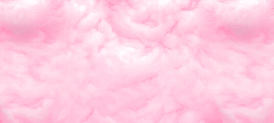 Sweet soft cotton candy background, fluffy pink pastel candyfloss texture, abstract blurred dessert Ai generated