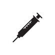 © UP VECTOR - syringe illustration, syringe flat icon vector illustration