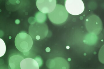 Poster - Dark green bokeh abstract background