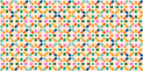 Geometry minimalistic pattern. Abstract vector pattern for web banner, business presentation, branding, fabric, textile.