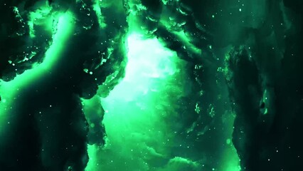 Wall Mural - 	
Open space. Outer space gas clouds. Cosmos neutral background. Bright stars.