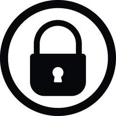 Poster - lock icon vector