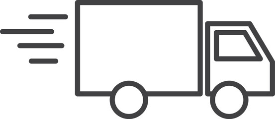 Poster - delivery truck fast Icon