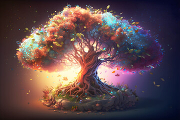 miracle tree mystical tree that brings abundance, meditation, spirituality