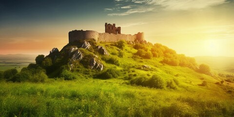 Sticker - ruins of the castle