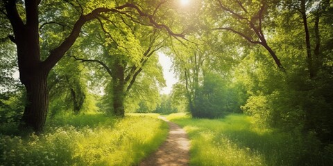 morning in the forest