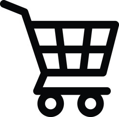 Sticker - shopping basket cart icon