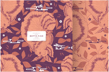 Beautiful Batik Fish Pattern Design