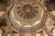 © SNEHIT PHOTO - Historic Jain temple detail ceiling architecture in Ranakpur, Rajasthan, India. Built in 1496.