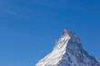 Matterhorn mountain in zermatt switzerland