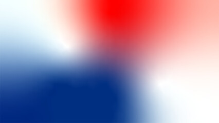 Wall Mural - abstract red white blue tricolor flag gradient background	
