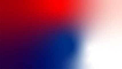 Wall Mural - abstract red white blue tricolor flag gradient background