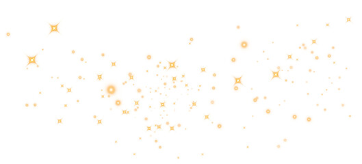Wall Mural - golden glitter wave abstract illustration. gold star dust trail sparkling particles isolated on tran