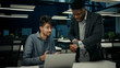 © Yuliia - Annoyed furious african businessman shout on arabian worker angry man boss scolding young employee for bad computer result multiracial men has conflict dispute problem business people argue in office