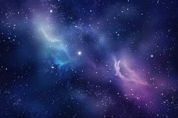Wall Mural - Deep space with stars.Created using Generative AI technology.