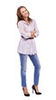 © Mayur/peopleimages.com - Woman, smile and portrait with fashion clothing isolated on a transparent, png background. Happy, young female person and youth face with trendy, style and fashionable clothes with happiness