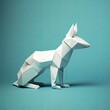 © Mohammad Selim - A White origami animal with a face and a nose. created uising generative AI