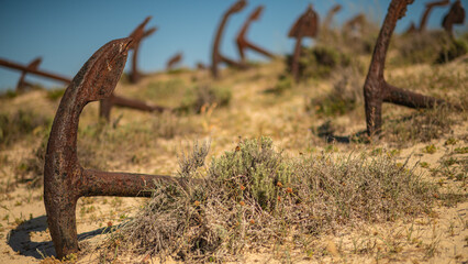 Old anchor cementery- Algarve tavira beach