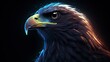 Eagle wallpaper created with generative AI technology