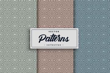 Poster - Textile pattern background seamless pattern design, Seamless Geometric Textile Pattern design collection,Seamless textile pattern set collection