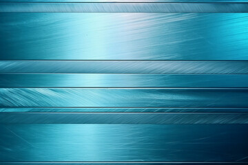 Brushed metal light blue background. AI generative