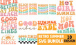 Retro summer svg bundle