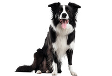 Transparent Background Image Of Border Collie Dog. Png Image