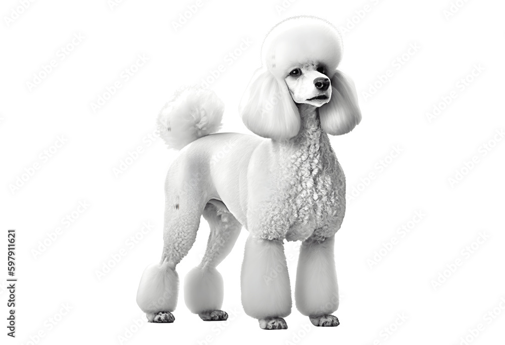 Transparent Background of Poodle Dog. png image