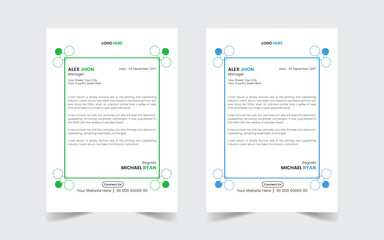  The Best Corporate Letterhead Design Template. Abstract vector layout background set. For art template design, list, front page.
Business brochure flyer design with background, vector eps10