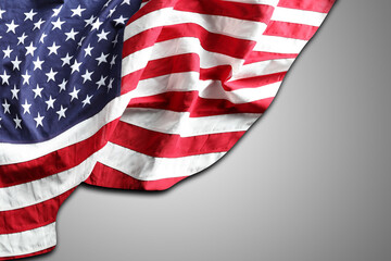 Sticker - American flag on grey