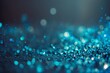 Abstract Blue Glitter - Christmas and New Year Texture - Generative AI
