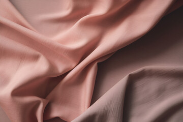 Fabric Cloth Pink Texture Silk Abstract Background Generative AI