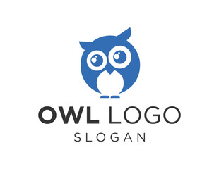 Logo about Owl on a white background. created using the CorelDraw application.