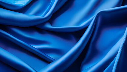 blue silk background,Vibrant blue Silk Fabric blue color Silk Fabric spac