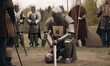 Even the bravest knights can lose in a sword duel Creating using generative AI tools