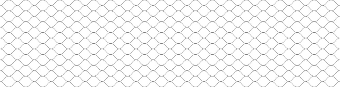 Mesh texture for fishing net. Seamless pattern for sportswear or football gates, volleyball net, basketball hoop, hockey, athletics. Abstract net background for sport. Vector mesh