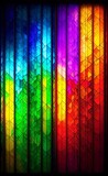 Fototapeta Na ścianę - Bright colourful abstract texture, stained glass imitation - AI generative art